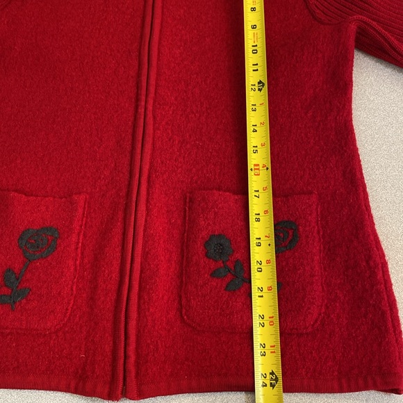 Rino Rossi - full zip wool sweater. Size S - Picture 9 of 11